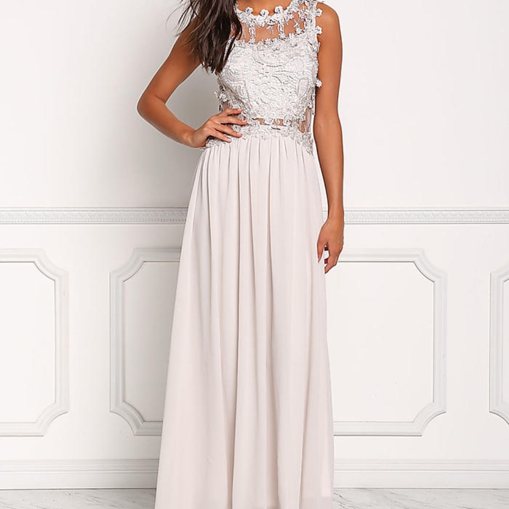 Grey Love Culture Prom Dress